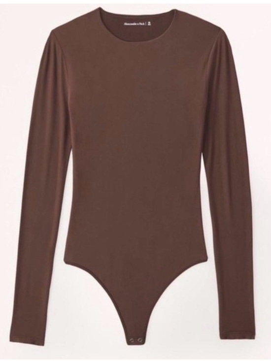 Abercrombie & Fitch Tops - Abercrombie & Fitch soft matte long sleeve seamless crew bodysuit